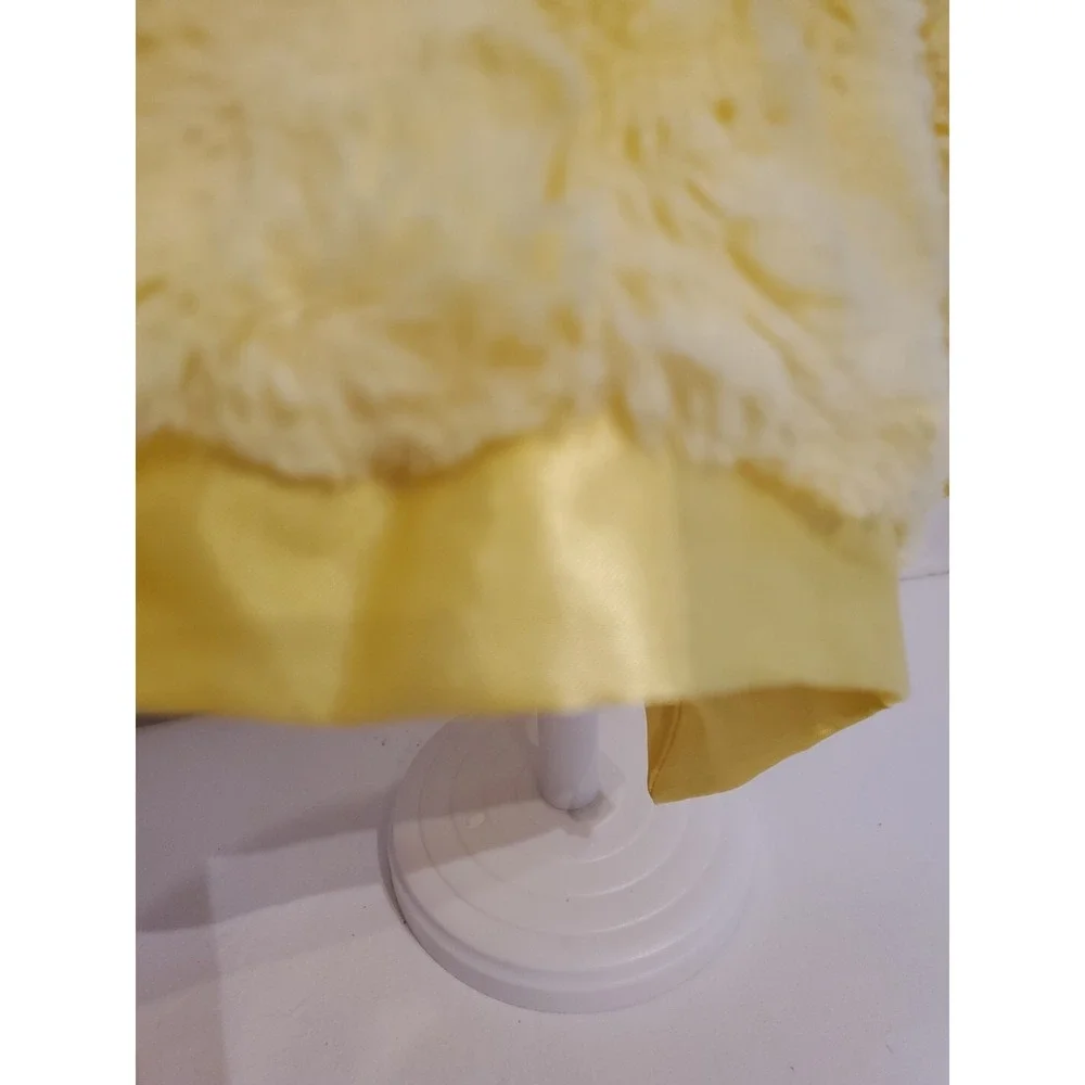 Cloud Island Baby Chick  Lovey Chicken Satin‎ Trim Embroidered Eyes Yellow 13